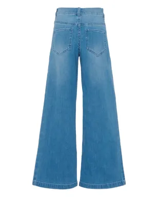 Pinko Kids スパンコール裝飾入りワイドジーンズ - サムネイル2