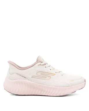 Skechers ロゴディテールスニーカー ピンク - サムネイル1