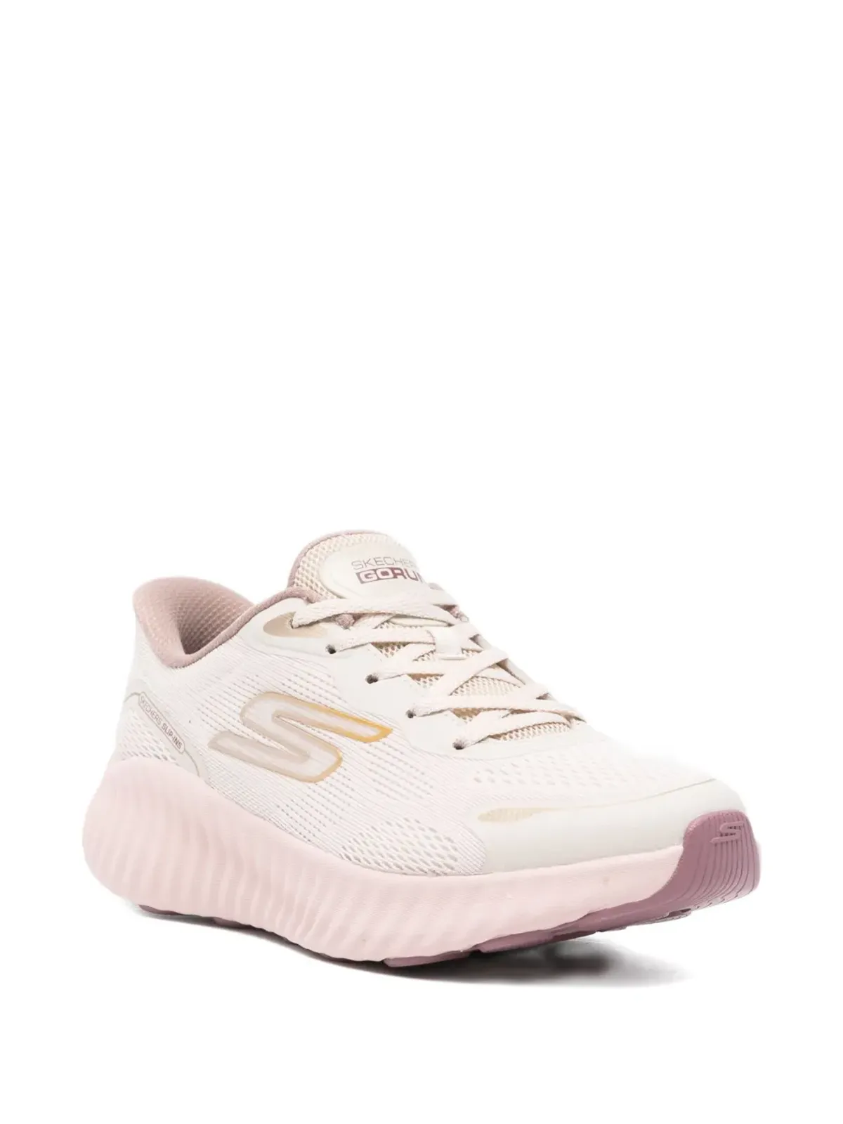 Skechers ロゴディテールスニーカー ピンク - 画像2