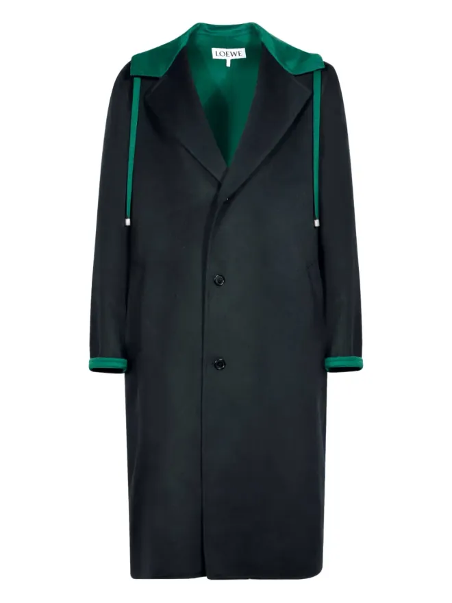 LOEWE LOEWE フード付きカフコートの商品画像