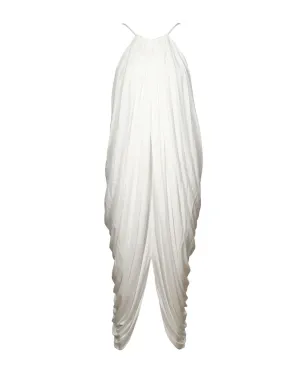 LOEWE ドレープミディドレス - White - サムネイル1