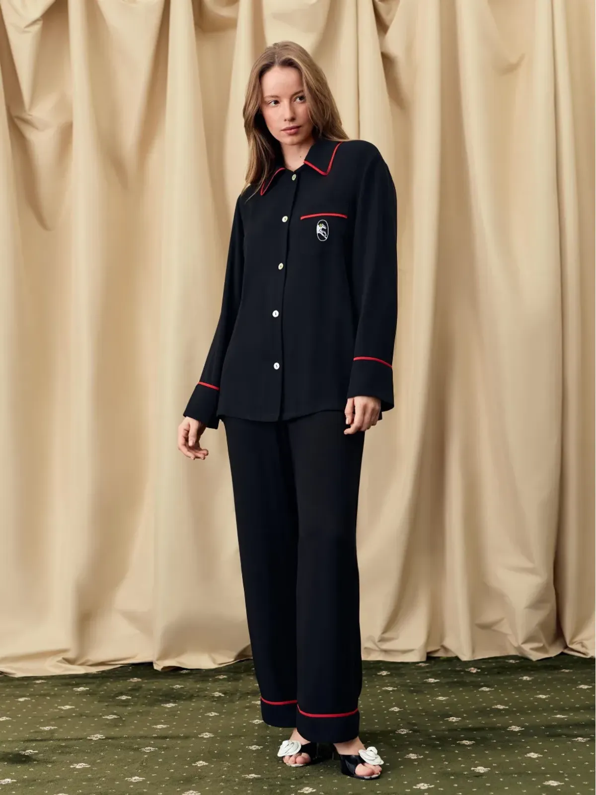 Sleeper Finnegan pajama shirt - 画像4