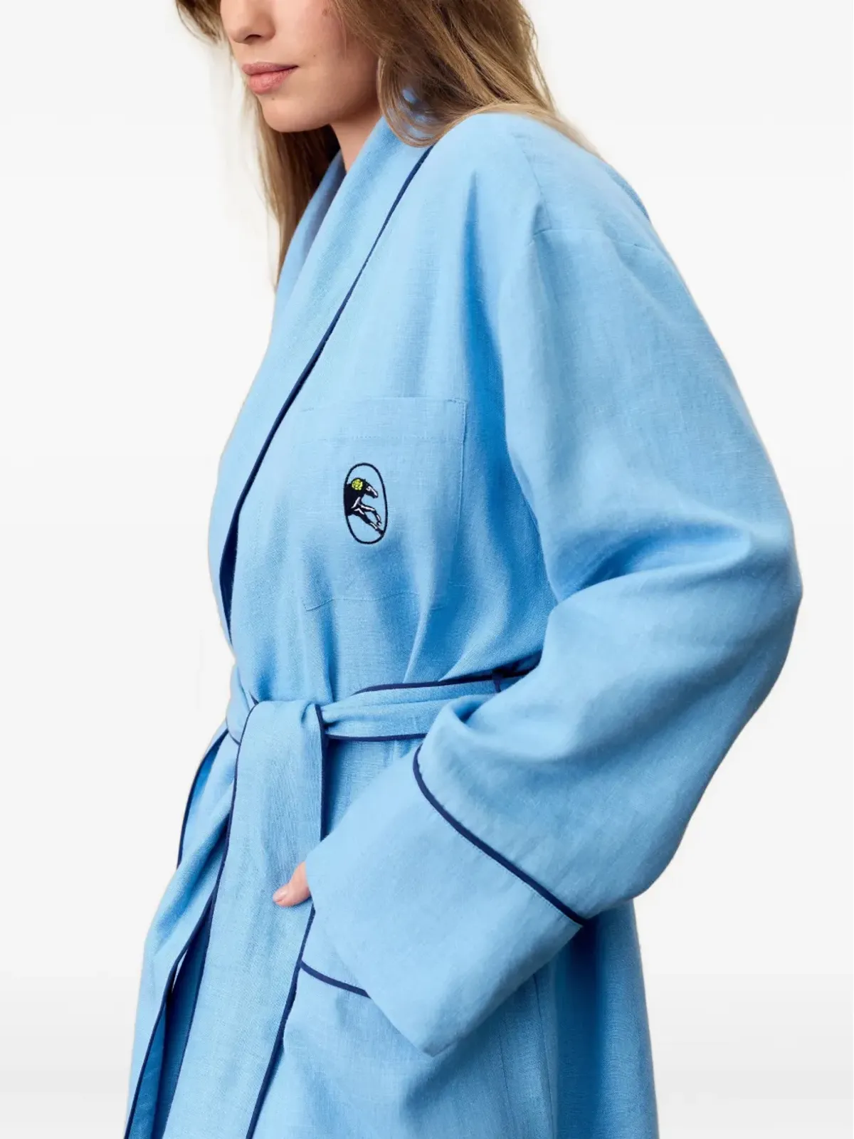 Sleeper Paros robe - Blue - 画像4