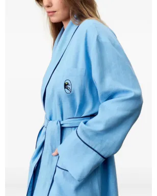 Sleeper Paros robe - Blue - サムネイル4