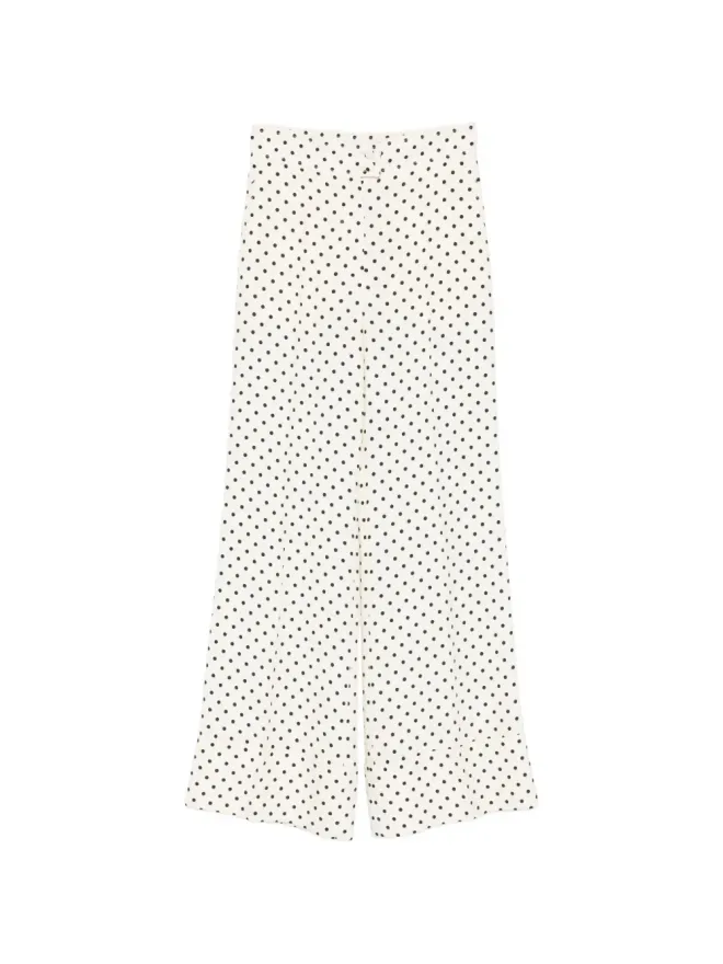 Valentino Garavani Valentino Garavani ポルカドット ワイドレッグパンツの商品画像