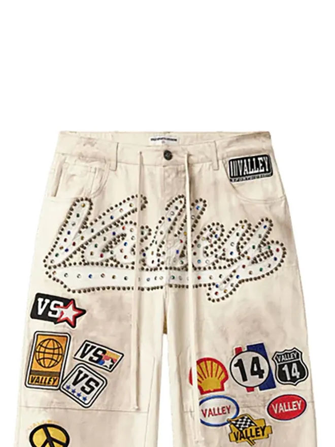 Vale Vale 1980s Painters shorts - Neutralsの商品画像