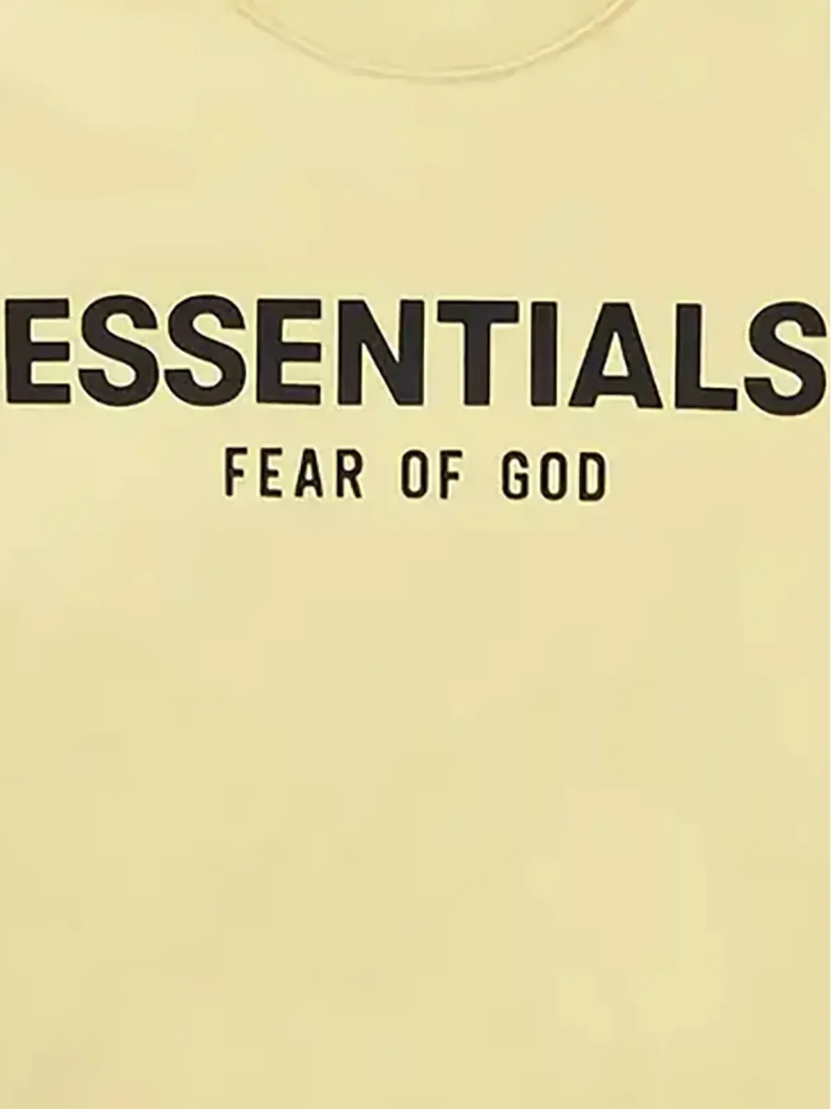 FEAR OF GOD ESSENTIALS KIDS × Mr. Porter 長袖Tシャツ（イエロー） - 画像2