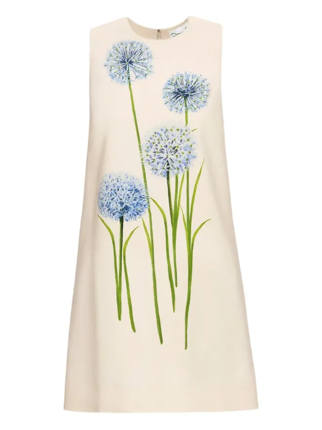 Oscar de la Renta Oscar de la Renta Allium ウール ミニドレスの商品画像