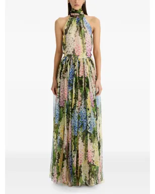 Oscar de la Renta フォックスグローブ・シフォン・ガウン - サムネイル2