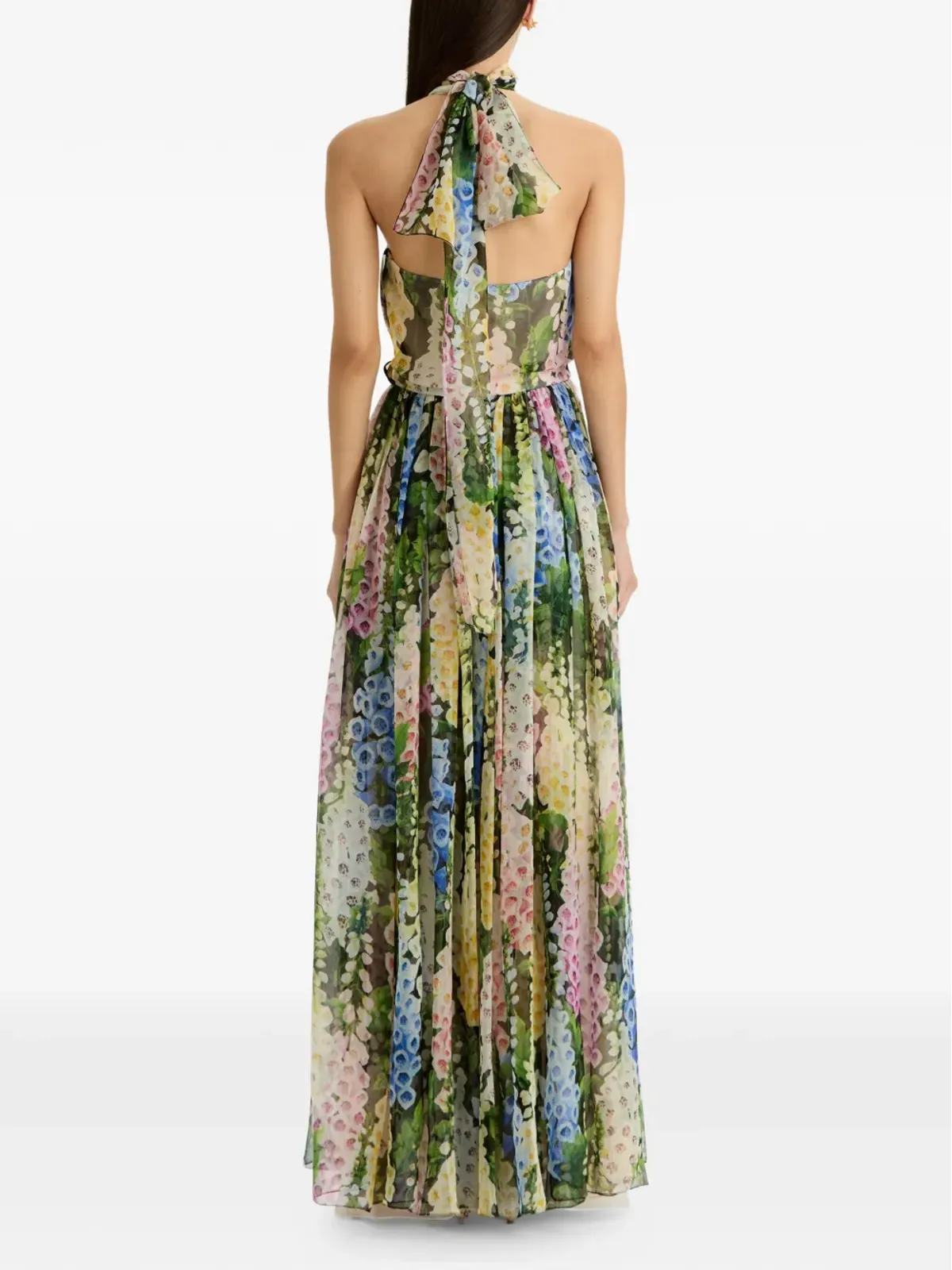 Oscar de la Renta フォックスグローブ・シフォン・ガウン - 画像4