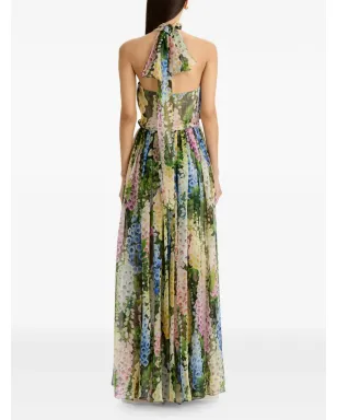 Oscar de la Renta フォックスグローブ・シフォン・ガウン - サムネイル4