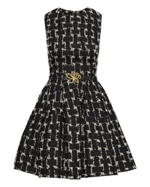 Oscar de la Renta ウェーブンジャカードミニドレス - サムネイル1
