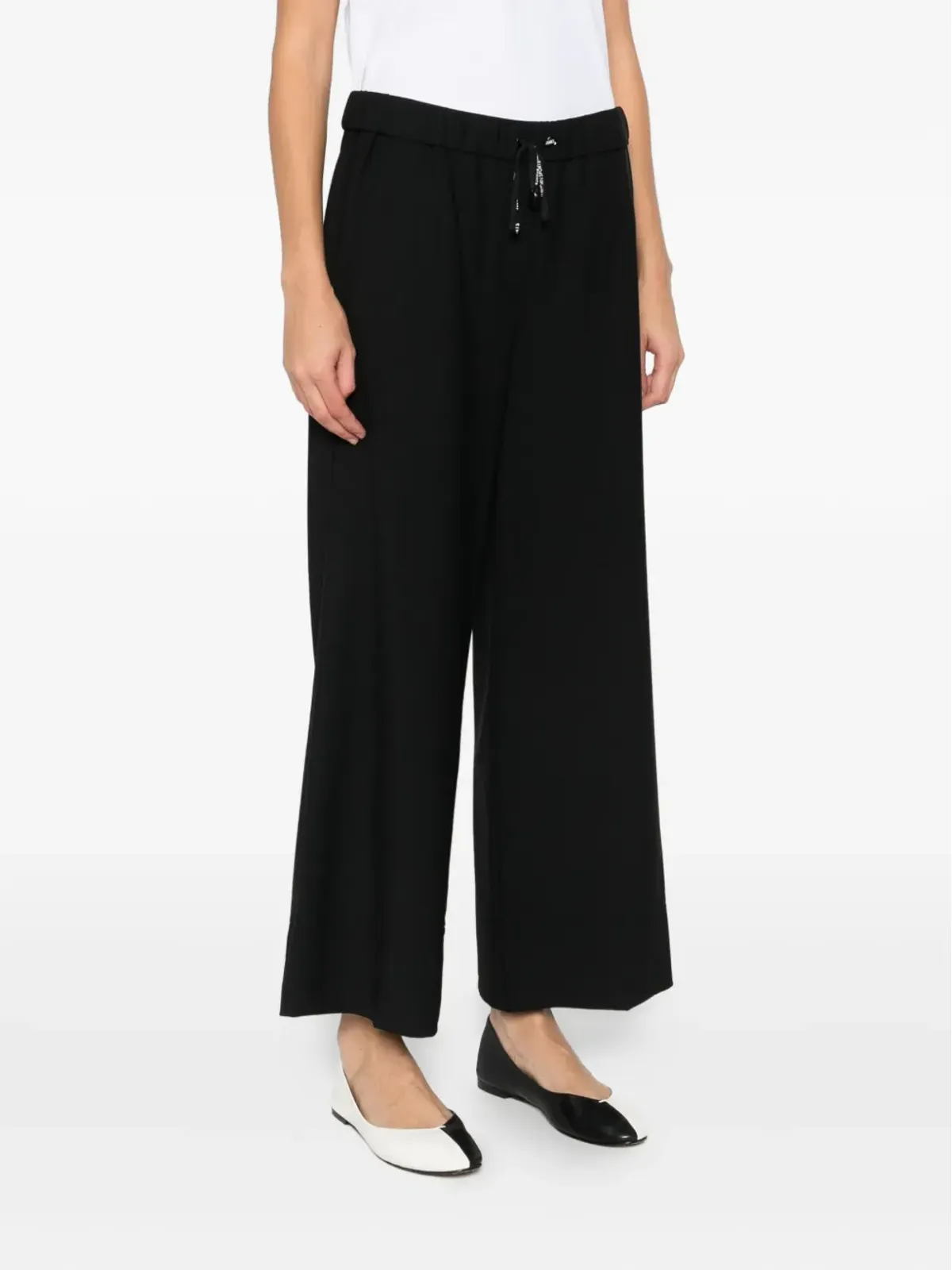 MARCCAIN Welkom ドローストリングウエストパンツ - ブラック - 画像3