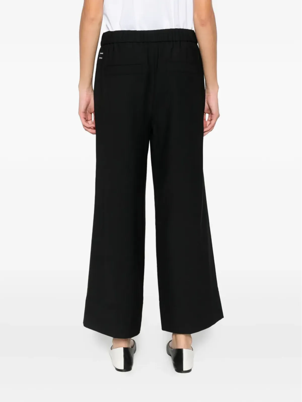 MARCCAIN Welkom ドローストリングウエストパンツ - ブラック - 画像4