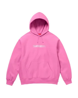 Supreme スワロフスキー モーションロゴ フーディー ピンク - サムネイル1