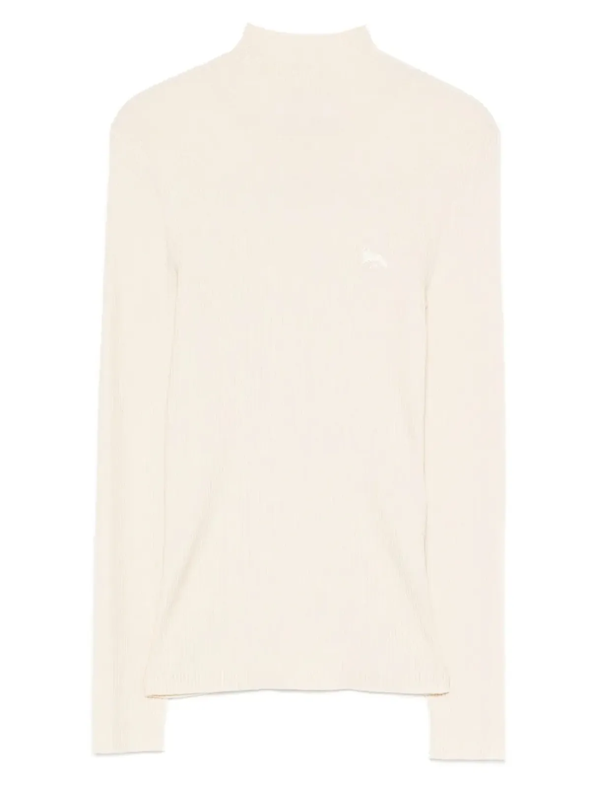 Maison Kitsuné リブ編みモックネックトップ - 画像1