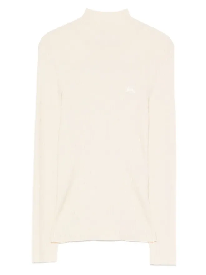 Maison Kitsuné Maison Kitsuné リブ編みモックネックトップの商品画像