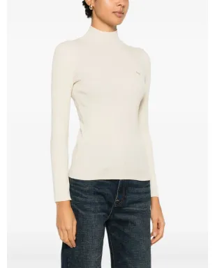 Maison Kitsuné リブ編みモックネックトップ - サムネイル3
