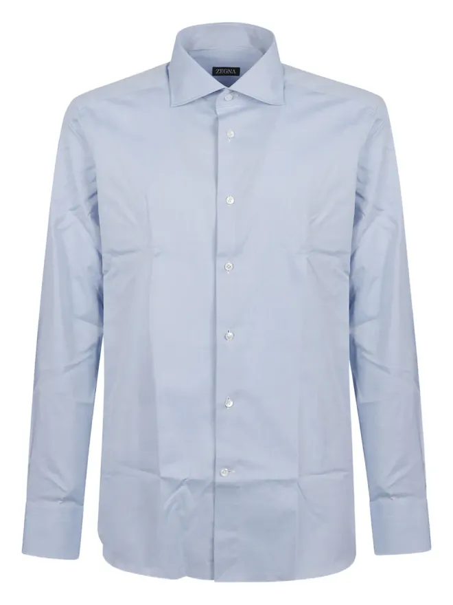 ZEGNA Zegna ポイントカラー コットンシャツの商品画像