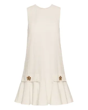 Oscar de la Renta チェーンリンクポプリン ドレス - サムネイル1