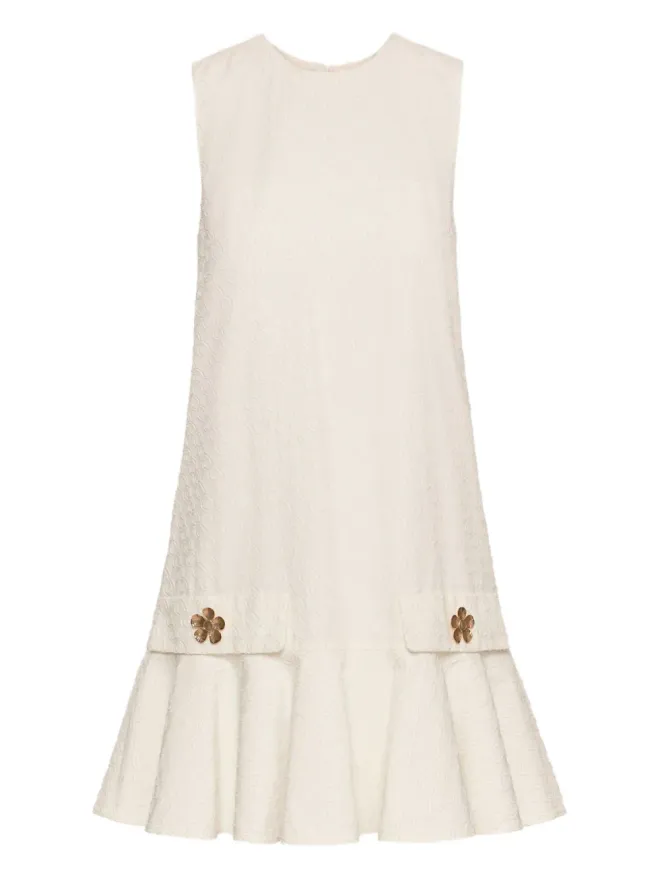 Oscar de la Renta Oscar de la Renta チェーンリンクポプリン ドレスの商品画像