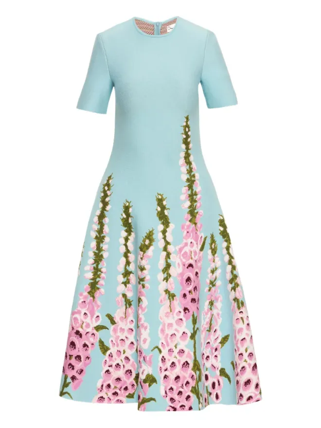 Oscar de la Renta Oscar de la Renta フォックスグローブ ジャカード ドレスの商品画像