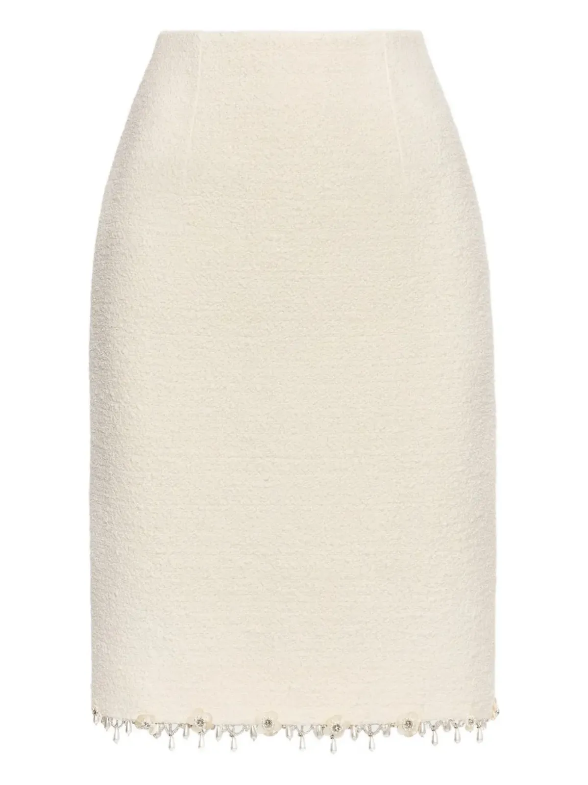Oscar de la Renta フリンジディテール ミディスカート - 画像1