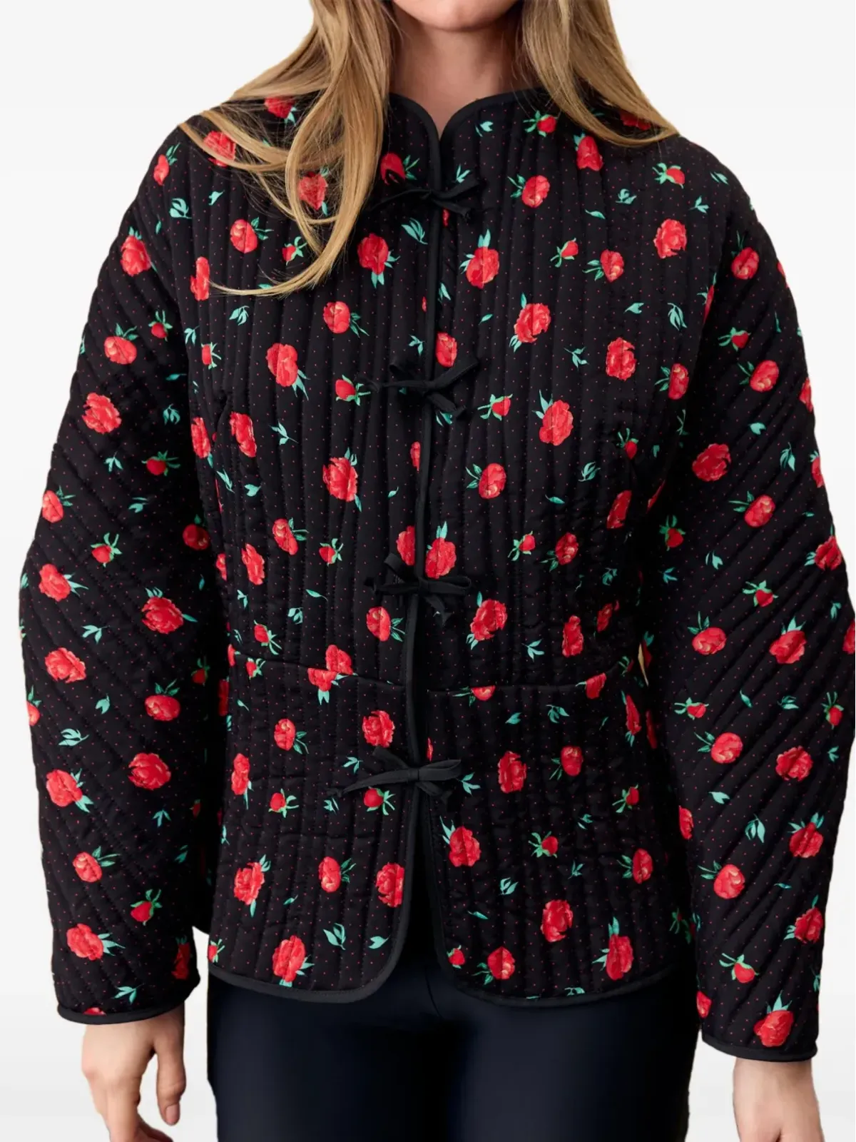 Sleeper Hebao quilted jacket - Black - 画像3