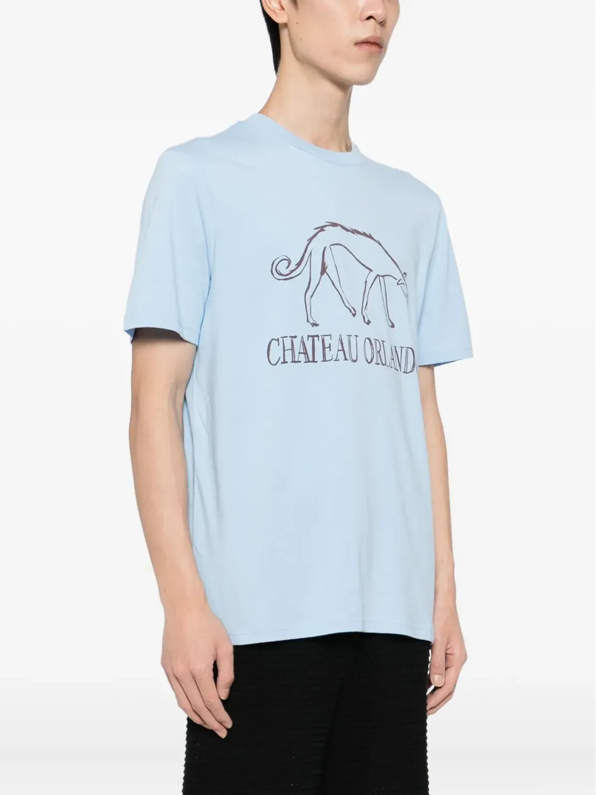 CHATEAU ORLANDO ハウンドプリントTシャツ - 画像3