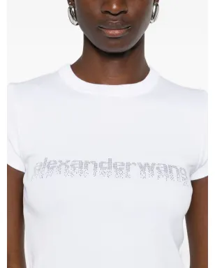 Alexander Wang デグラデーション ロゴ コットンTシャツ - サムネイル5