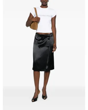 Alexander Wang デグラデーション ロゴ コットンTシャツ - サムネイル2