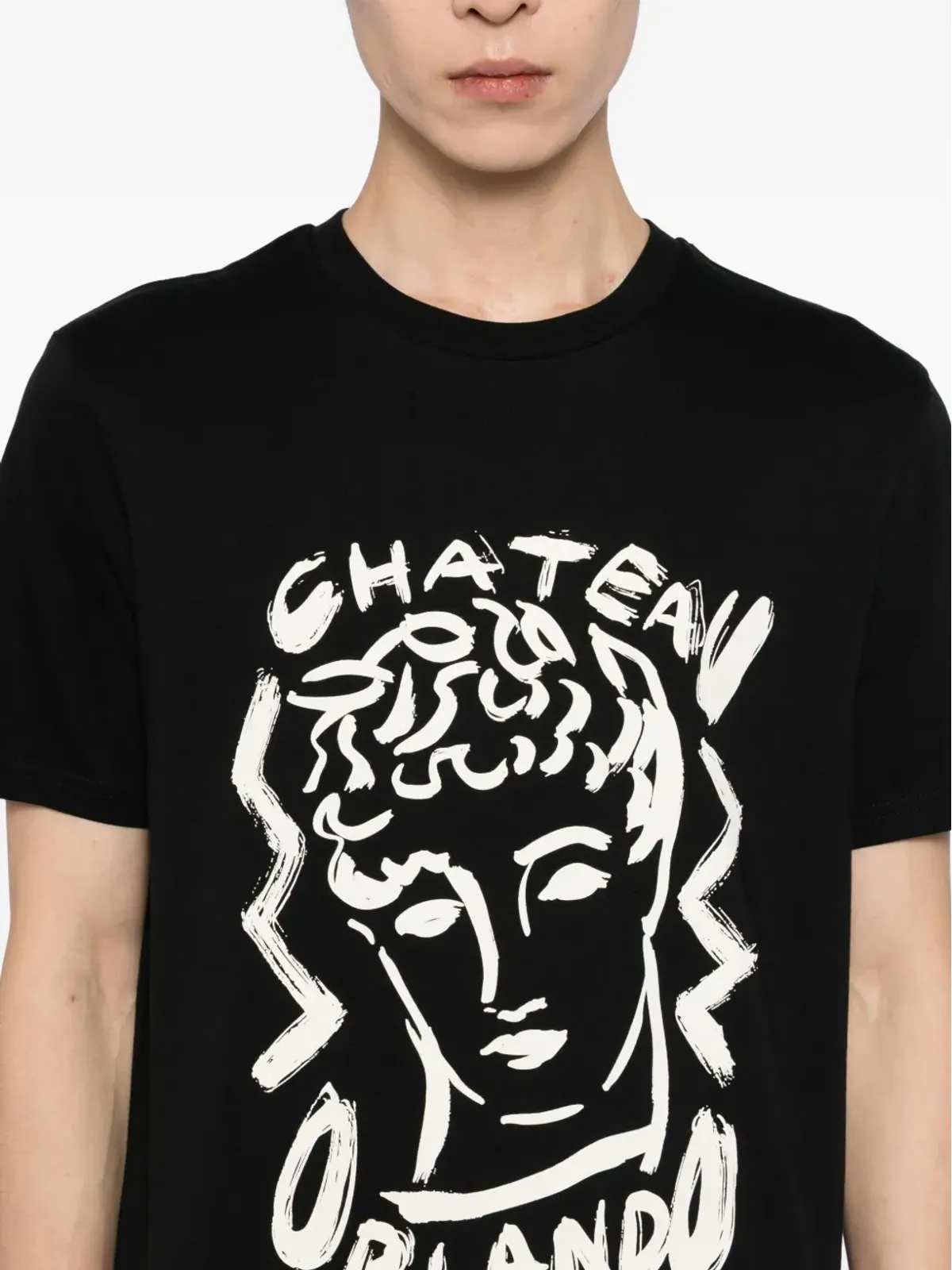 CHATEAU ORLANDO Pan Tシャツ - ブラック - 画像5