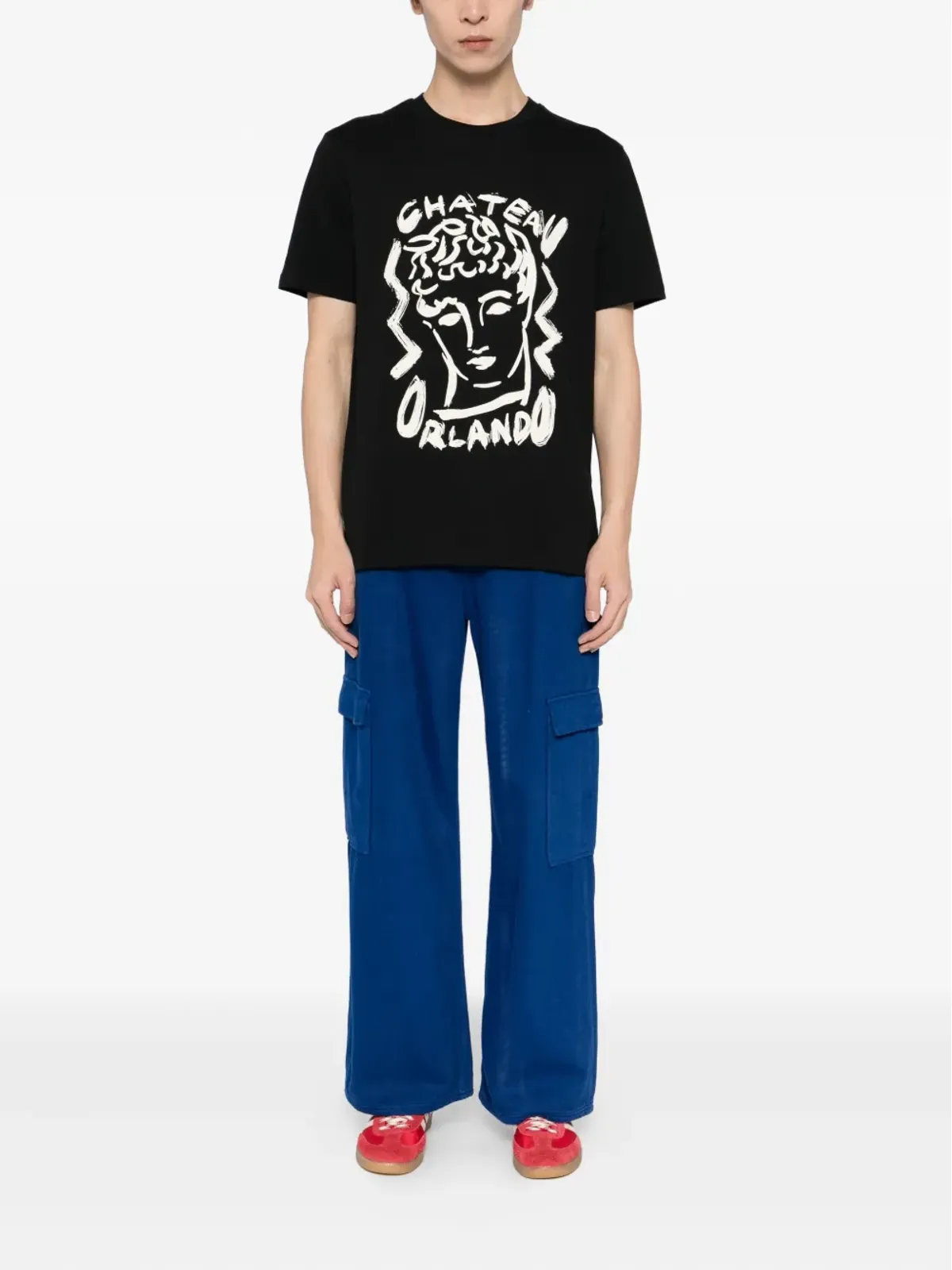 CHATEAU ORLANDO Pan Tシャツ - ブラック - 画像2