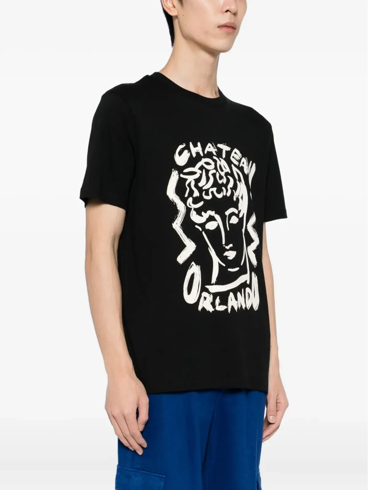 CHATEAU ORLANDO Pan Tシャツ - ブラック - 画像3