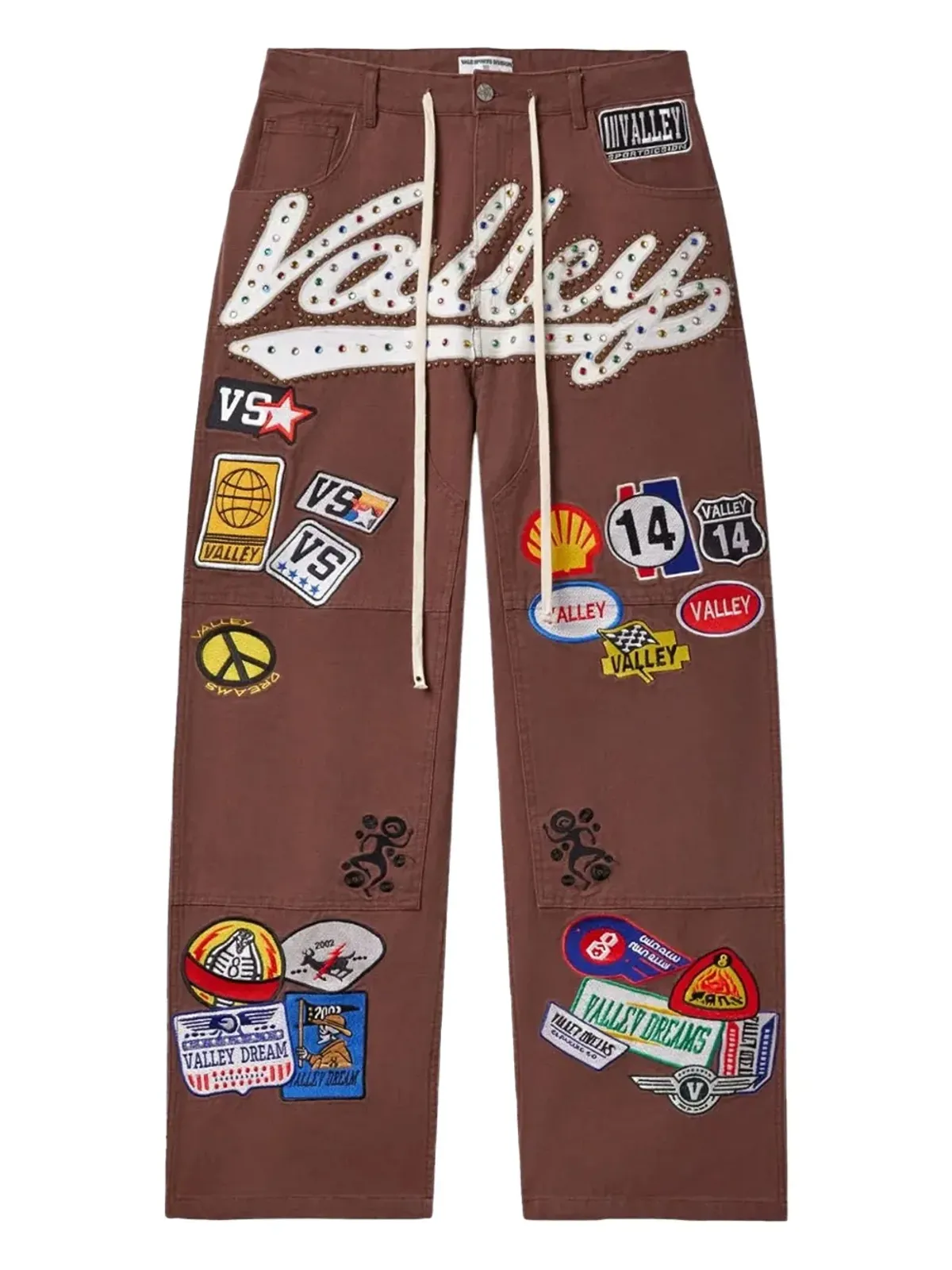 Vale ジュエルパッチ バレー カーペンターパンツ - 画像1