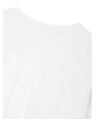 TOMBOY レイヤード風ラップ長袖Tシャツ - White - サムネイル5