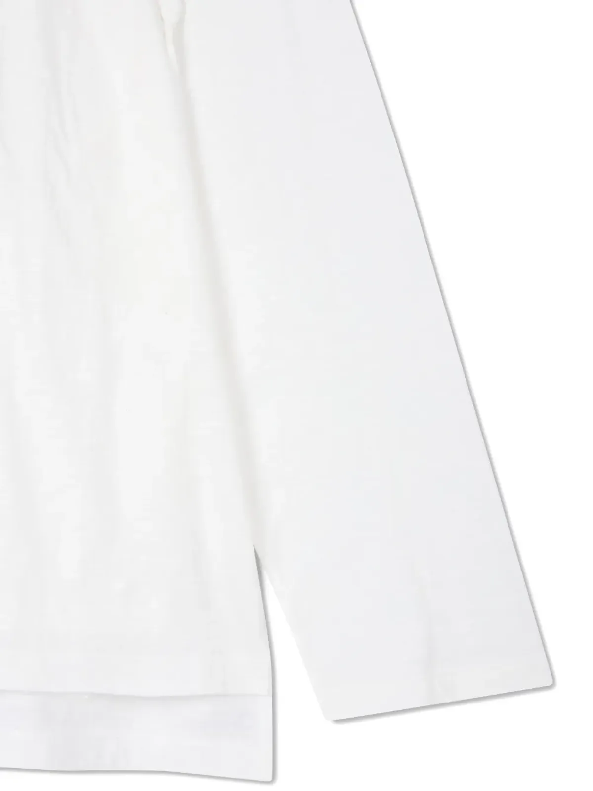 TOMBOY レイヤード風ラップ長袖Tシャツ - White - 画像3