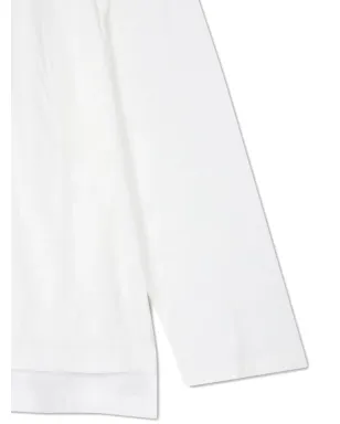 TOMBOY レイヤード風ラップ長袖Tシャツ - White - サムネイル3