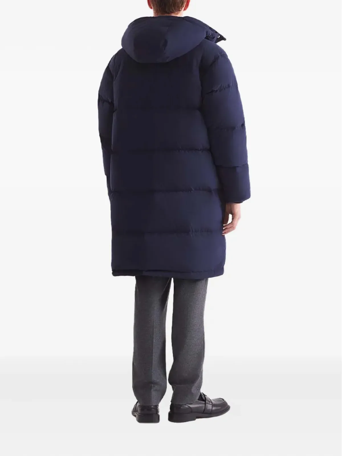Maison Kitsuné フード付きポケット付きパディッドコート - 画像3