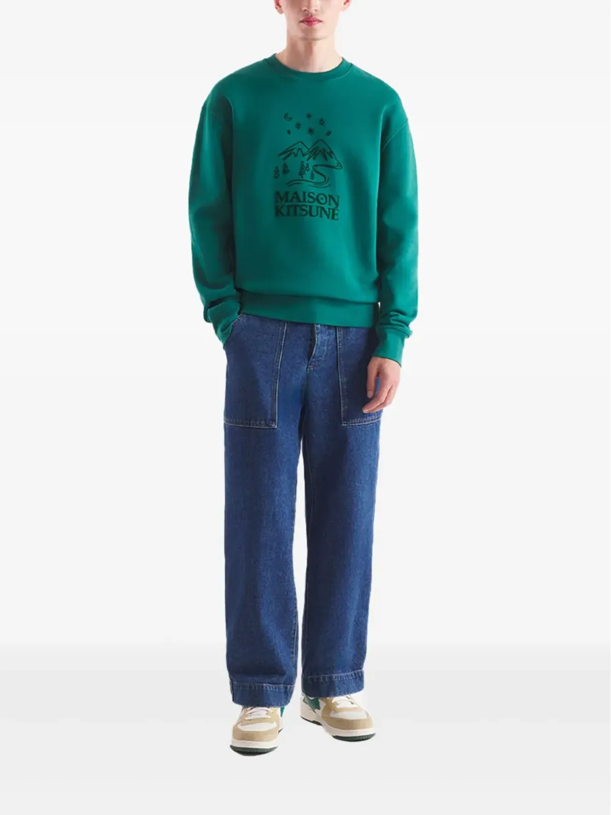 Maison Kitsuné グラフィックプリント スウェットシャツ - 画像2