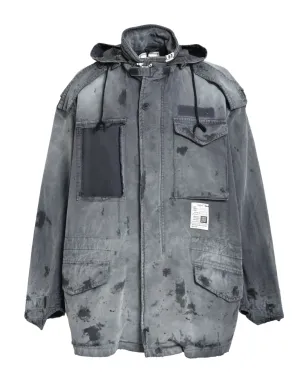 Maison MIHARA YASUHIRO ダメージ加工のフード付きジャケット - サムネイル1