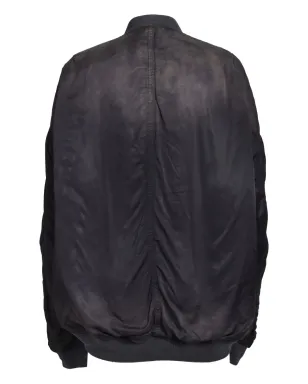 Maison MIHARA YASUHIRO zip-up bomber jacket - Black - サムネイル2