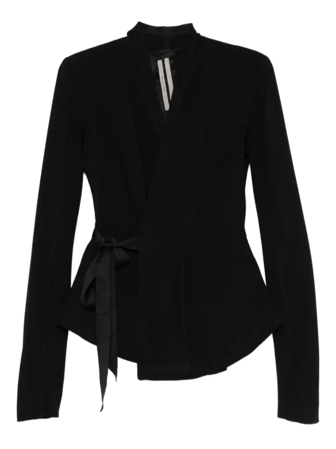 Rick Owens Rick Owens ウールジャケット ブラックの商品画像