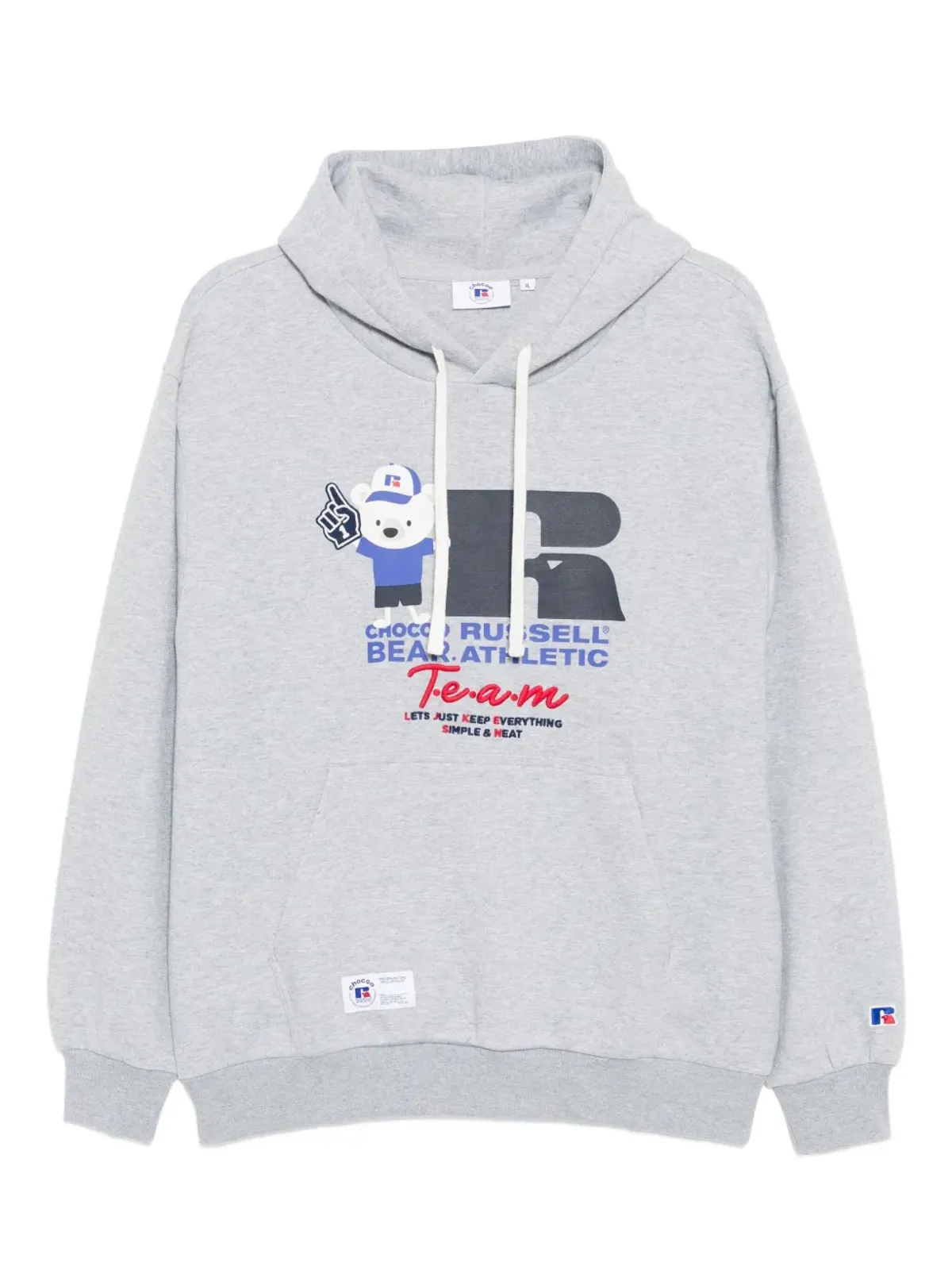 CHOCOOLATE x Russell Athletic グラフィックプリントのフーディ - 画像1