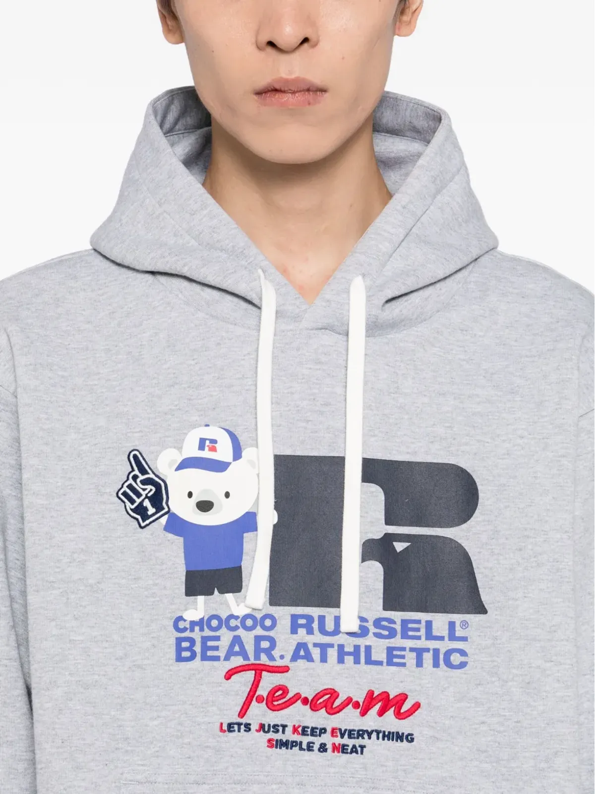 CHOCOOLATE x Russell Athletic グラフィックプリントのフーディ - 画像5