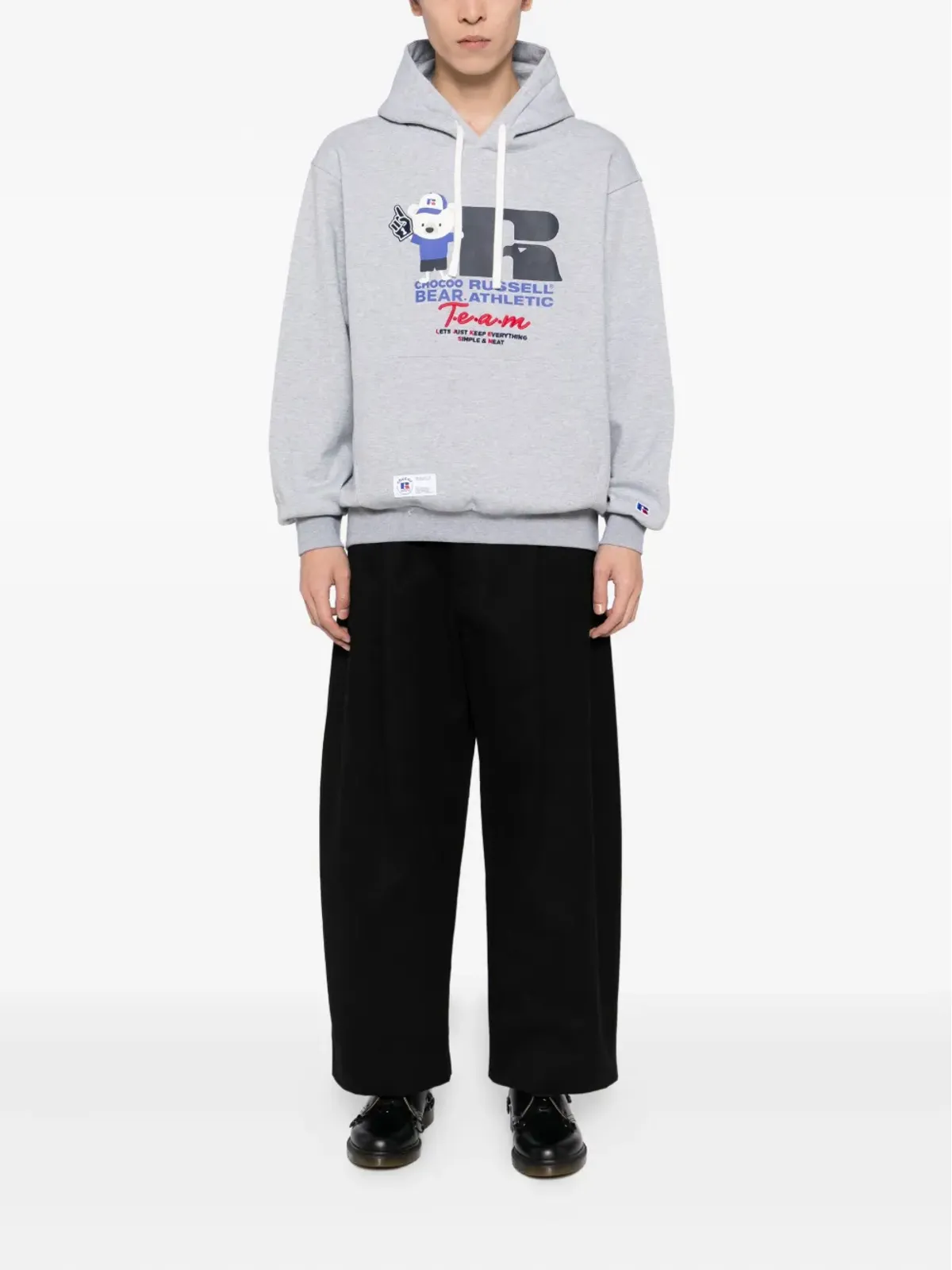 CHOCOOLATE x Russell Athletic グラフィックプリントのフーディ - 画像2