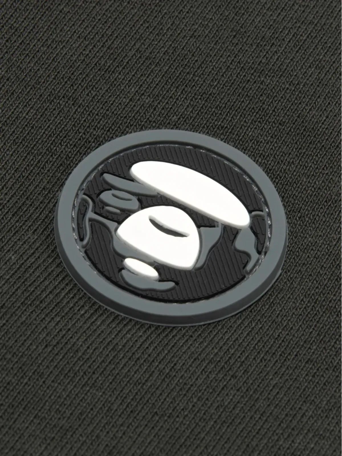 AAPE BY *A BATHING APE® ジップアップ アップリケ入り スウェットシャツ（グレー） - 画像3