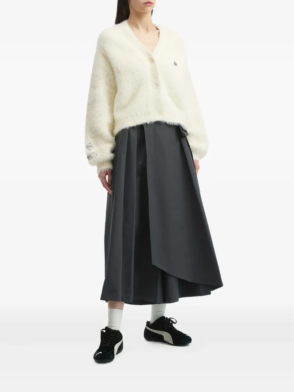 Musium Div. pocket pleated trousers - Black - 画像2