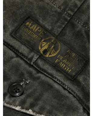 AAPE BY *A BATHING APE® Appliqué Belted Trousers - サムネイル5