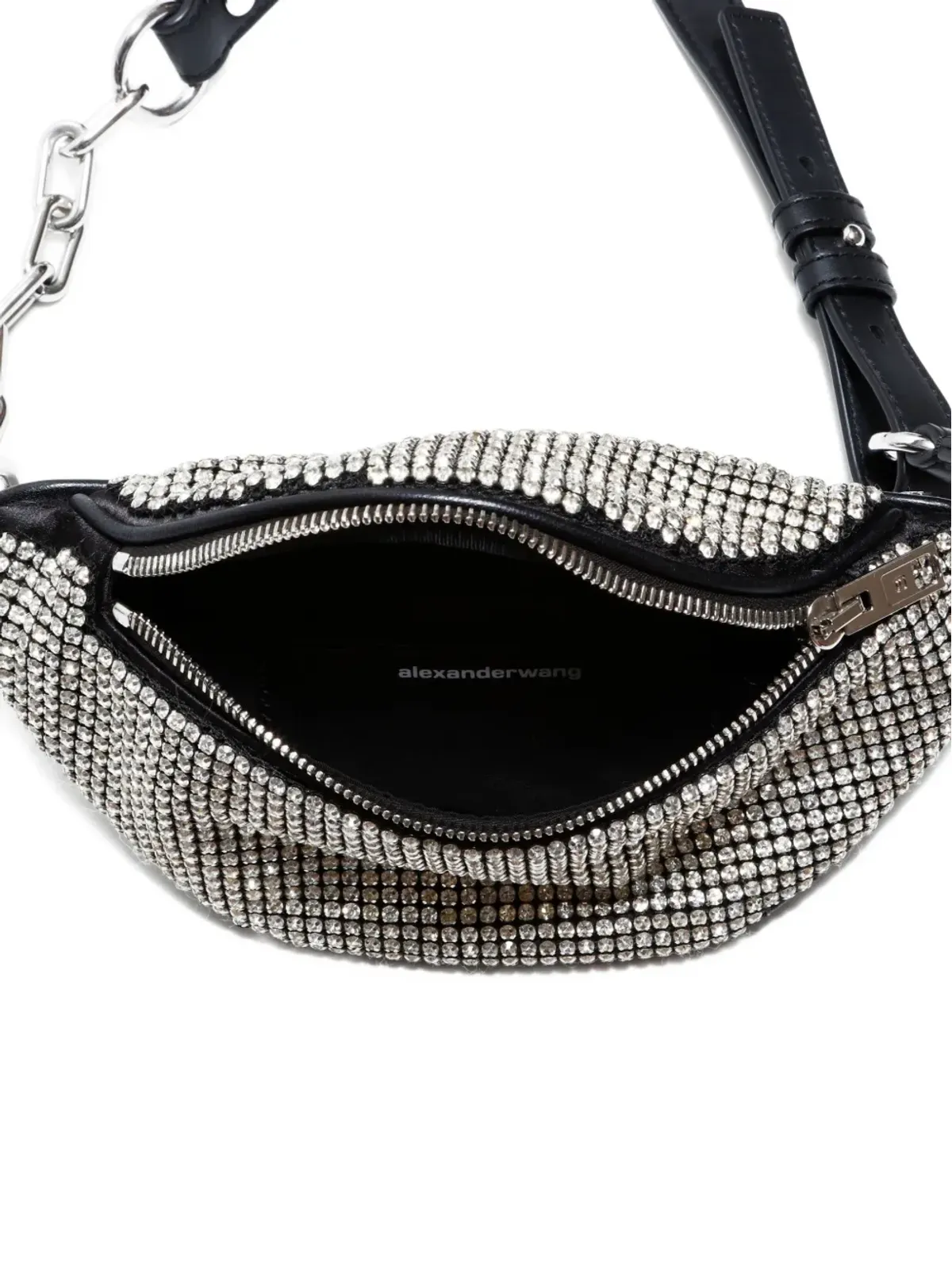 Alexander Wang ビンテージ ラインストーン ベルトバッグ - ブラック - 画像5
